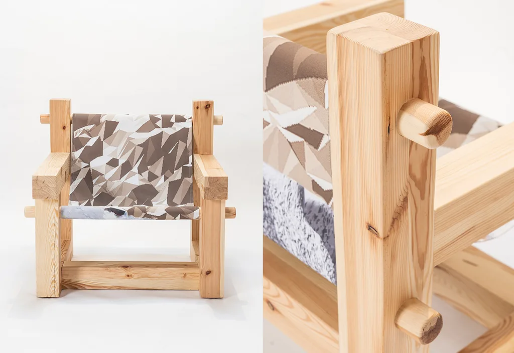 Bespoke furniture created for SQ Bailli. Lincoln Rocca chair – KRJST studio