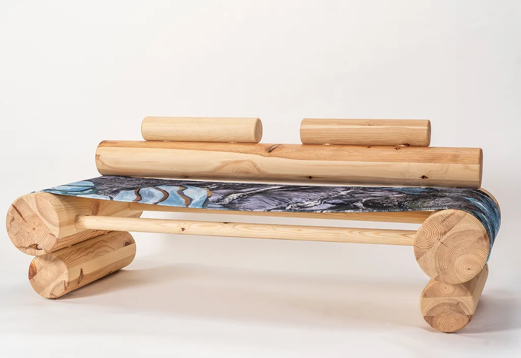 Bespoke furniture created for SQ Bailli. Cate Double-Bankett bench seat – KRJST studio
