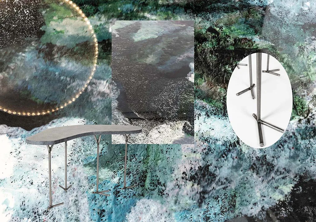 Bespoke furniture created for SQ Bailli. Tables, 2020. – KRJST studio