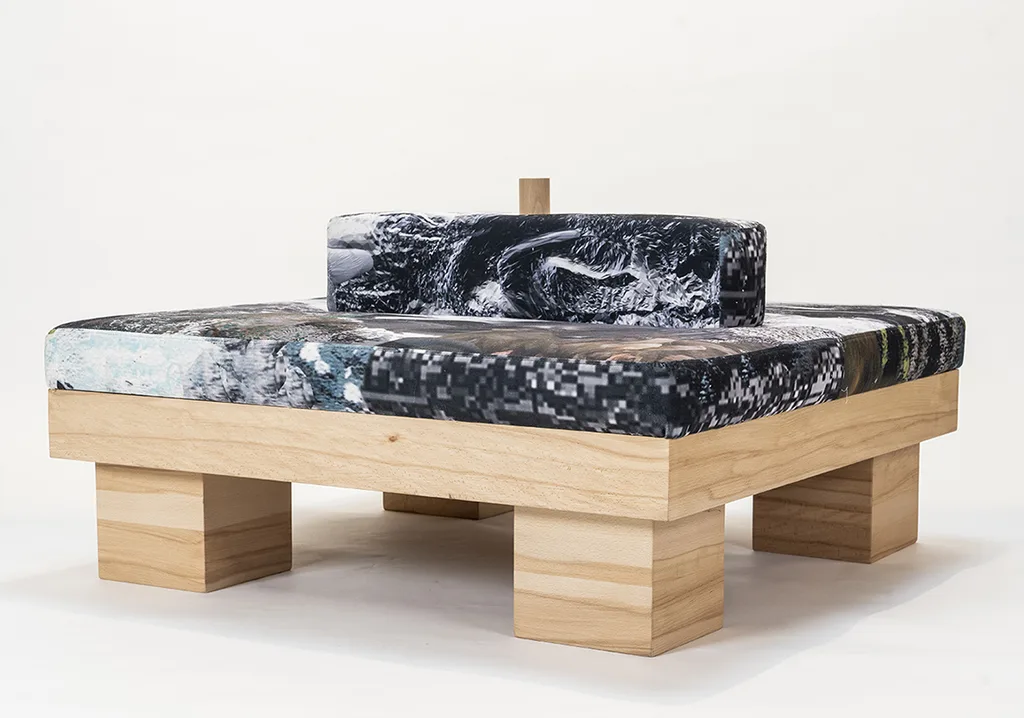 Bespoke furniture created for SQ Bailli. Rocca-Fauna bench seat. – KRJST studio