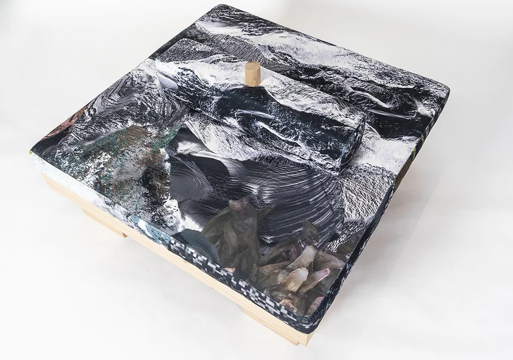 Bespoke furniture created for SQ Bailli. Rocca-Fauna bench seat. – KRJST studio
