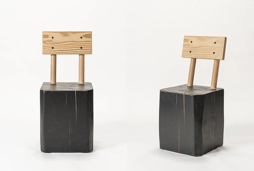 Bespoke furniture created for SQ Bailli. Truncus Black chair. – KRJST studio