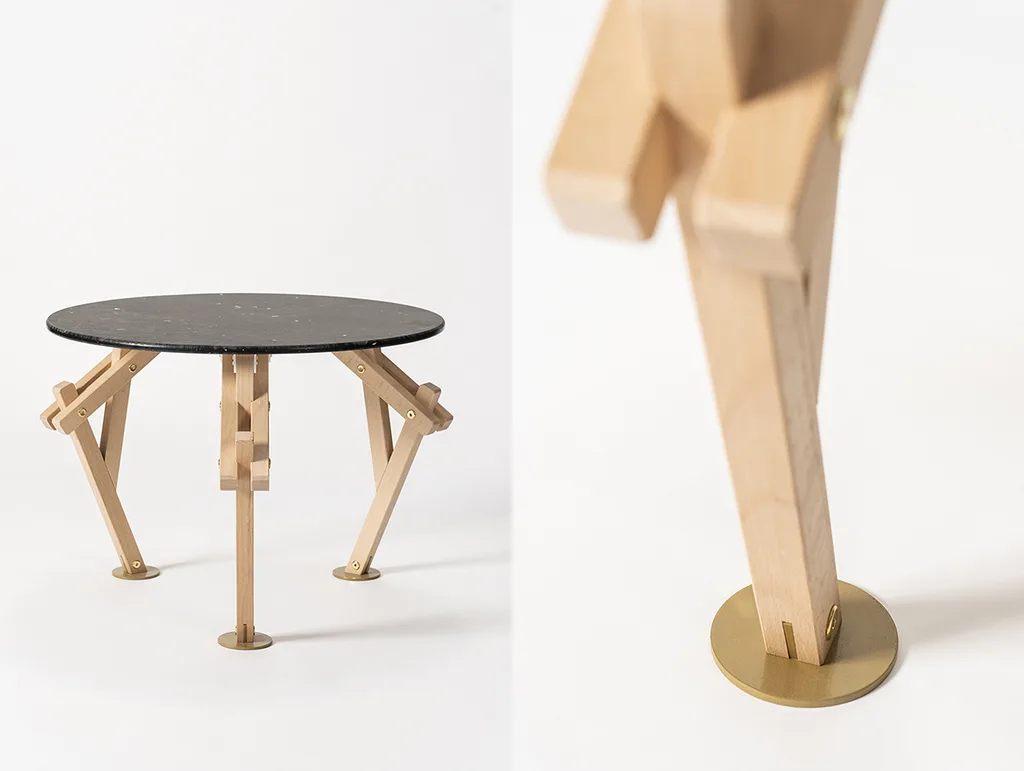 Bespoke furniture created for SQ Bailli. Caelifera Black table. – KRJST studio