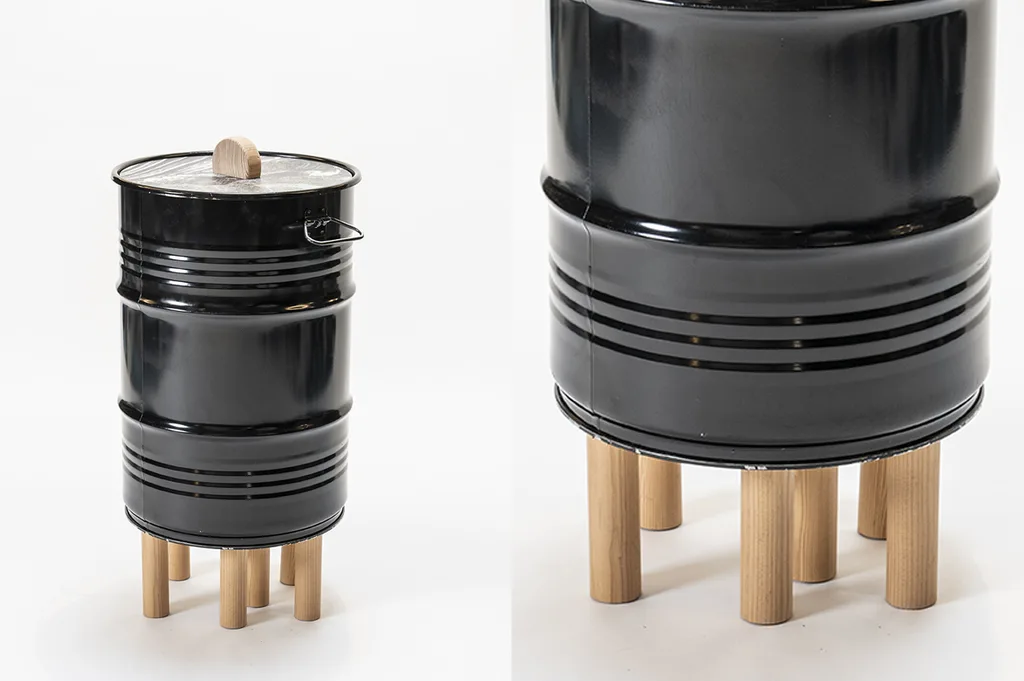 Bespoke furniture created for SQ Bailli. Barry bin. – KRJST studio
